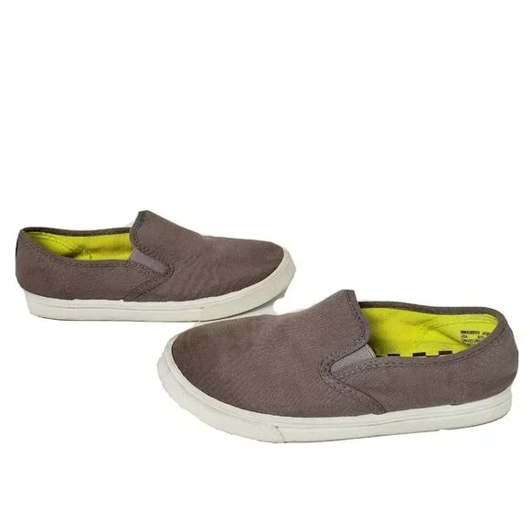 wonder nation Shoes Wonder Nation Kids Gray Canvas Slip On